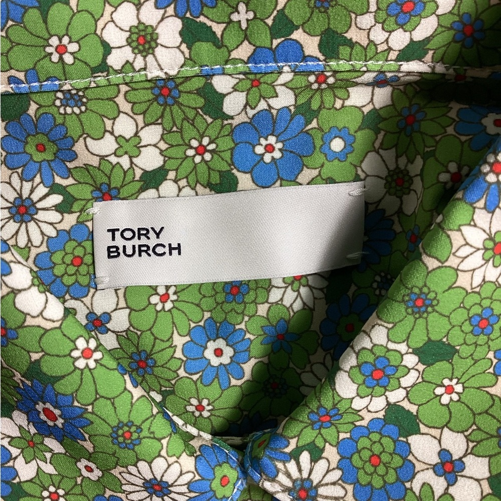 NWT Tory Burch Vintage Bouquet Printed Performance Pleated Golf Dress; Size: S - Picture 15 of 15